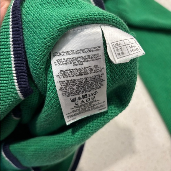 Brooks Brothers | Vibrant Green V Neck Sweater - Picture 4 of 8